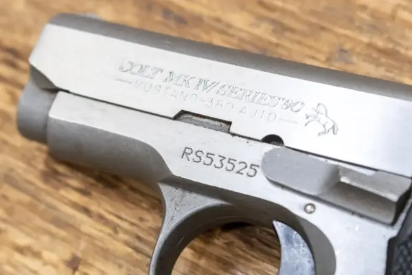 Colt Mustang Plus II Mark IV Series 80 380 ACP Used