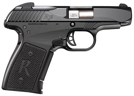 Remington R51 Black 9mm 3.4-inch 7Rd 3-Dot Sights