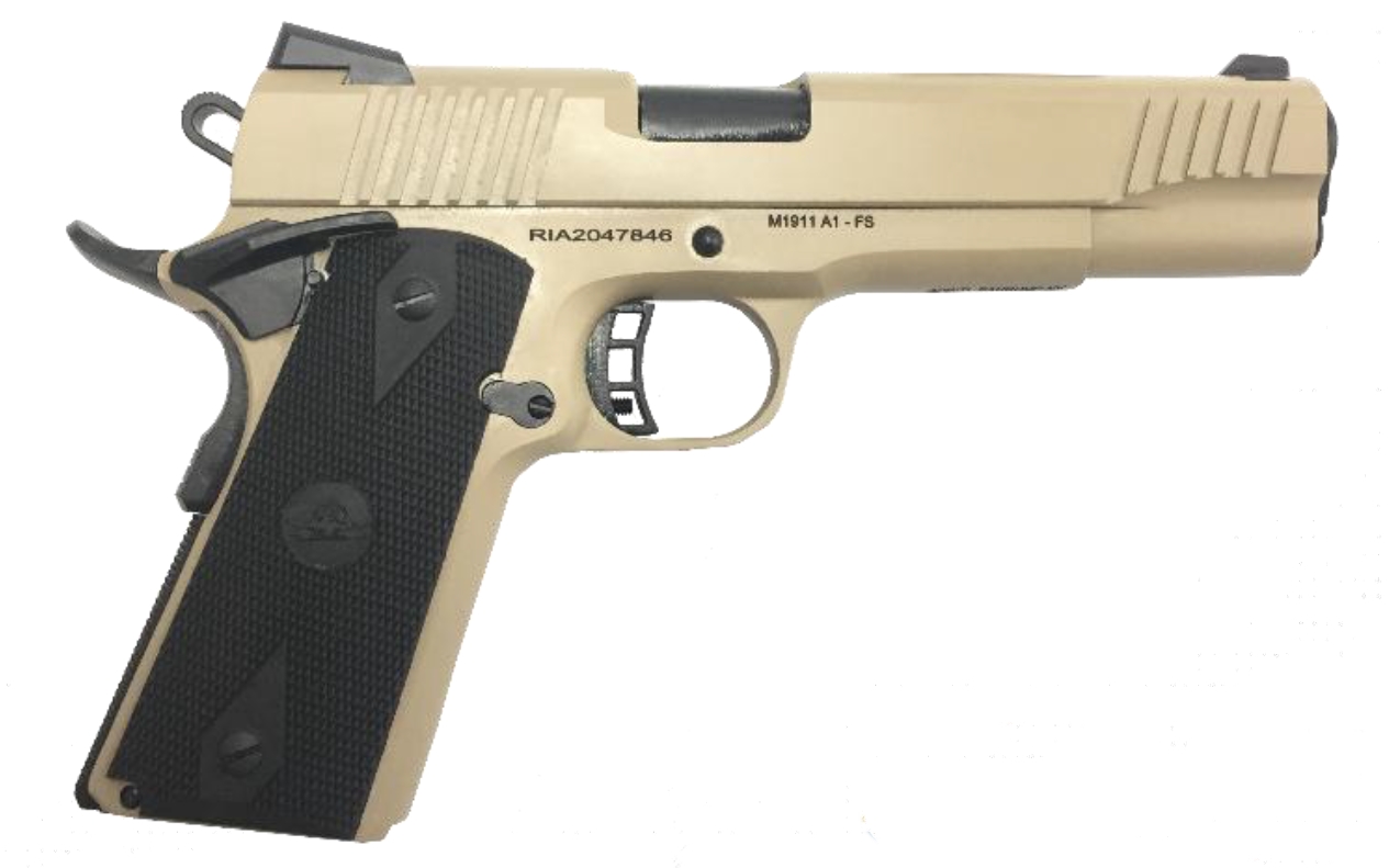 Rock Island Armory M1911-A1 FS TACT 45ACP FDE 5″ 7 RDs