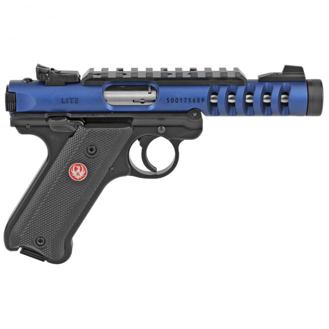 Ruger Mark IV Lite Blue .22 LR 4.4″ Barrel 10-Rounds