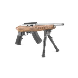 Ruger Charger Brown/Stainless 22LR 10-inch 15Rnd Threaded