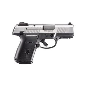Ruger SR9c Compact Stainless/Black 9mm 3.5-inch 10Rd w/3 Magazines