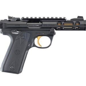 Ruger Mark IV 22/45 Lite with Gold Barrel and Trigger .22 LR 4.4-inch 10Rds