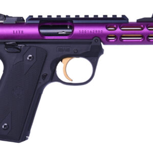 Ruger MKIV 22/45 LT 22LR Purple/Gold 4.4″ 10 RDs