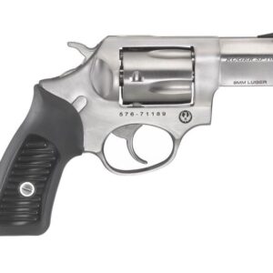 Ruger SP101 9MM 2.25 inch Barrel Stainless with Steel Fixed Sights