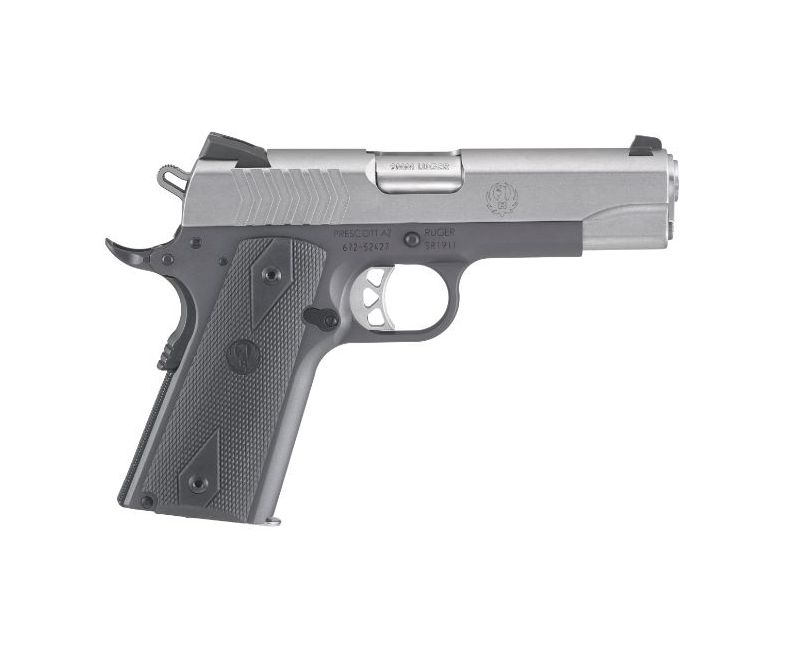 Ruger SR1911 Stainless / Black 9mm 4.25-inch 10 Rounds