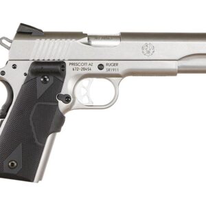 Ruger SR1911 Stainless Steel .45ACP 5-inch 8Rd Crimson Trace Laser Grips