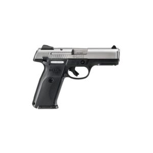 Ruger SR40 Stainless / Black .40 SW 4.14-inch 10Rd