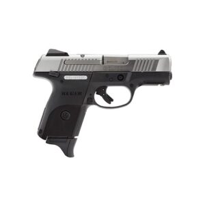 Ruger SR9c Stainless/Black 9mm 3.4-inch 17Rd