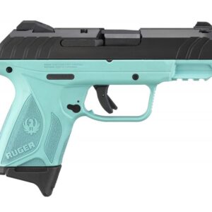 Ruger Security-9 Compact Black / Turquoise 9mm 3.42″ Barrel 10-Rounds