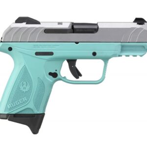 Ruger Security-9 Compact Stainless / Turquoise 9mm 3.42″ Barrel 10-Rounds