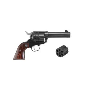 Ruger Vaquero Convertible Blued / Wood .357 Mag / .38 SPL / 9mm 4.62-inch 6Rds Includes 9mm Cylinder