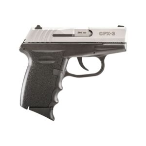 SCCY CPX-3 Pistol Stainless Bi-Tone .380 ACP 2.96″ 10 RD 3-Dot Contrast Sights
