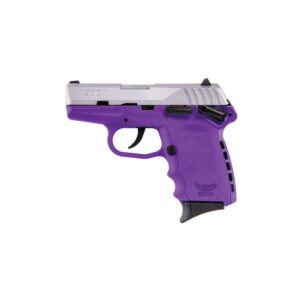 SCCY CPX-1 Purple / Stainless Steel 9mm 3.1-inch 10 Rd with Side Safety Lever