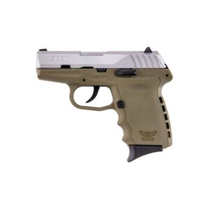 SCCY CPX-2 Stainless Steel / Flat Dark Earth 9mm 3.1-inch 10rd without Safety