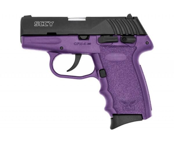 SCCY CPX-4 Purple / Black .380 ACP 2.96″ Barrel 10-Rounds