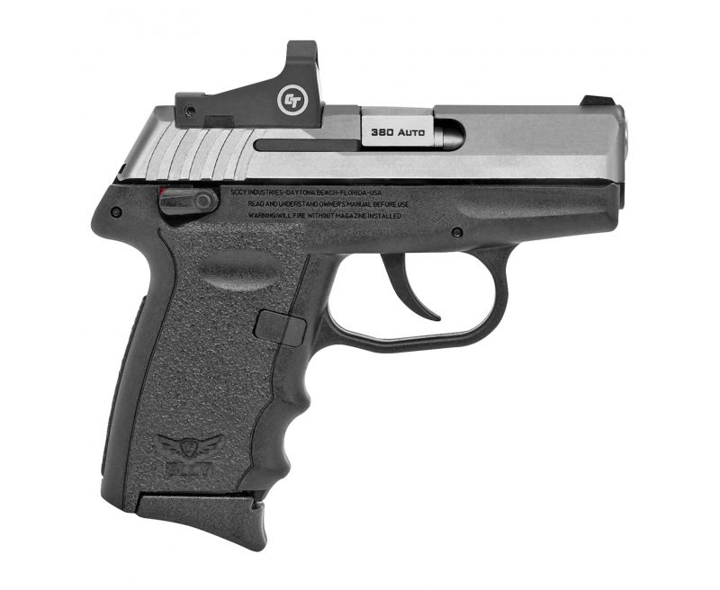 SCCY CPX-4 RD Stainless / Black .380 ACP 3.1″ Barrel 10-Rounds