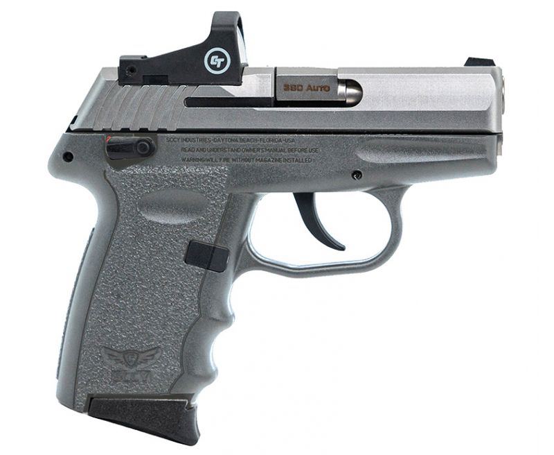 SCCY CPX-4 RD Gray / Stainless .380 ACP 3.1″ Barrel 10-Rounds CTS-1500