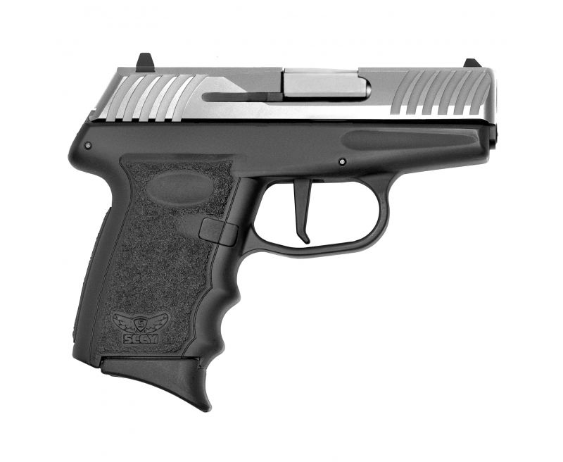SCCY DVG-1 RD Stainless / Black 9mm 3.1″ Barrel 10-Rounds CTS-1500 Red Dot Sight