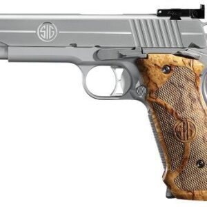Sig Sauer 1911 Super Target Stainless .45 ACP 5-inch 8Rd Adjustable Sights