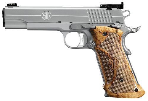 Sig Sauer 1911 Super Target Stainless .45 ACP 5-inch 8Rd Adjustable Sights