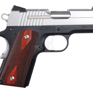 Sig Sauer 1911 Two-Tone Ultra Compact Black / Stainless .45 ACP 3.3-inch 7Rds Siglite Night Sights