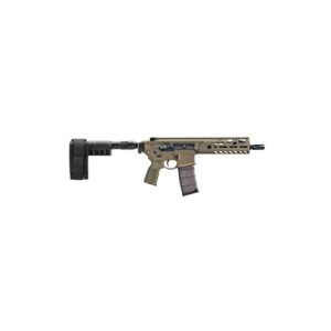 Sig Sauer MCX Virtus Pistol Flat Dark Earth .300 AAC Blackout 9-inch 30Rds Pistol Stabilizing Brace
