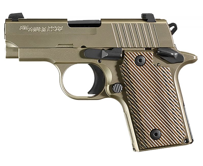 Sig Sauer 238380NI P238 SAO Nickel .380ACP 2.7-inch 6rd Rosewood Grips