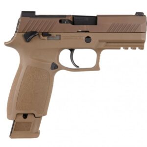 Sig Sauer P320 M18 Coyote Tan 9mm 3.9″ Barrel 17-Rounds siglite Sights 1 Magazine