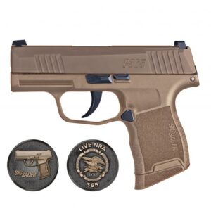 Sig Sauer P365 NRA Coyote Tan 9mm 3.1″ Barrel 10-Rounds