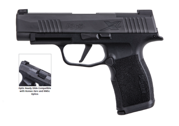 Sig Sauer P365 XL 9mm 3.7″ Barrel 12-Rounds Optic Ready