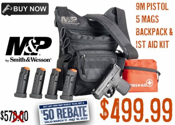 Smith & Wesson Shield Plus OR Bundle Package, Bug Out