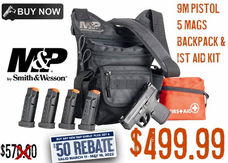 Smith &amp; Wesson Shield Plus OR Bundle Package, Bug Out