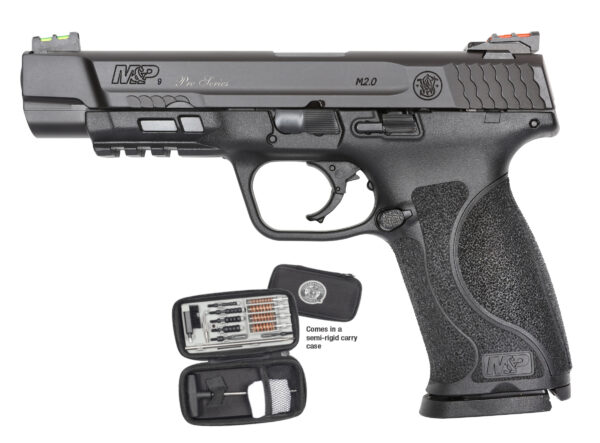 S&W PERFORMANCE CENTER M&P9 M2.0 9MM 5″ 17RD NO THUMB SAFETY