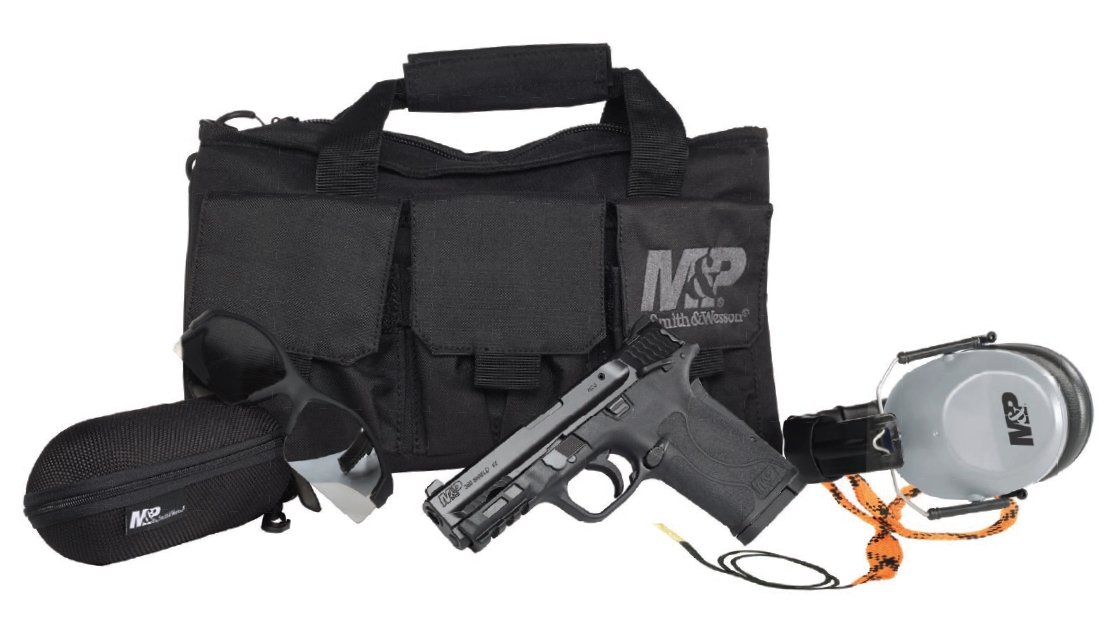 Smith &amp; Wesson M&amp;P 380 Shield EZ Bundle 380 ACP 3.68″ Barrel 8-Rounds