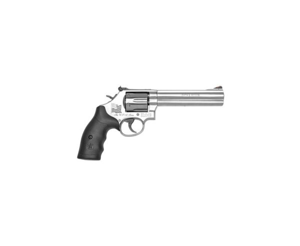 Smith and Wesson Model 686 US Flag Engraved Revolver Stainless .357 Mag 6″ 6 RD
