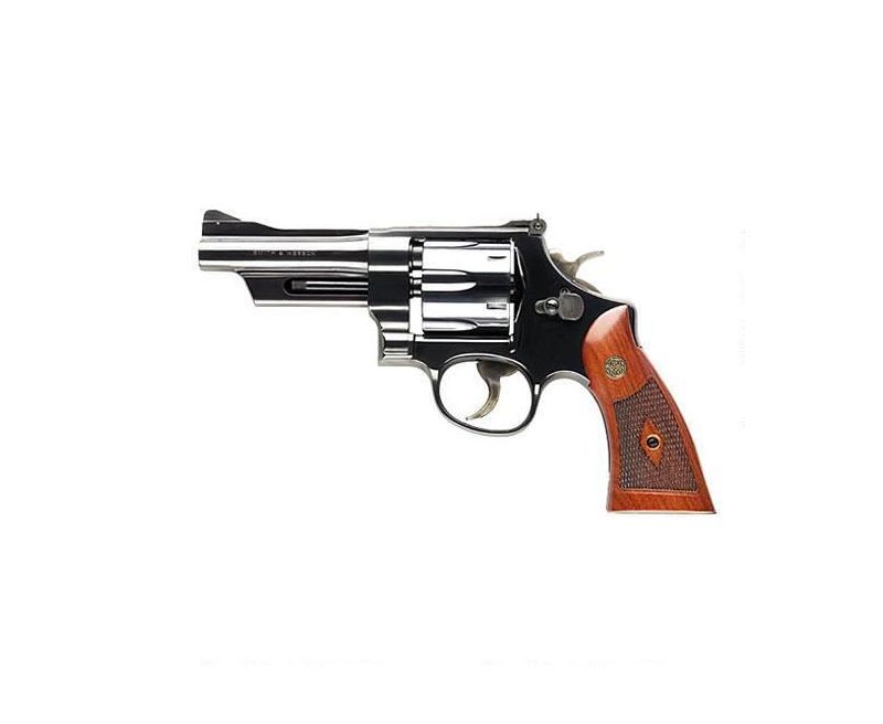 Smith &amp; Wesson Blued Model 27 .357 Mag 4 Inch 6Rd with Walnut Grips