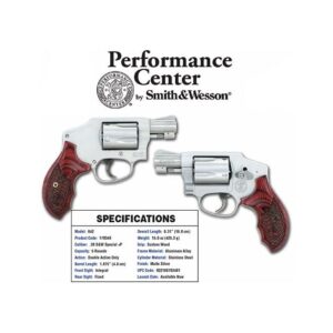 Smith and Wesson 642 Performance Center Matte Stainless / Wood .38 SPL 1.825-inch 5Rd