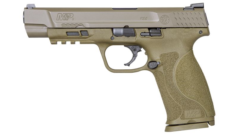 Smith &amp; Wesson M&amp;P 2.0 9mm 5″ Barrel 17 RDs Flat Dark Earth without Safety