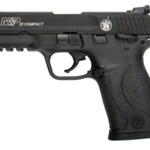Smith & Wesson M&P 22 Compact .22 LR 3.6″ Barrel 10 RDs with 3-Dot Adjustable Rear Sight
