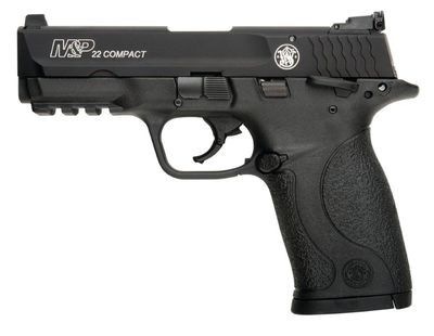 Smith & Wesson M&P 22 Compact .22 LR 3.6″ Barrel 10 RDs with 3-Dot Adjustable Rear Sight