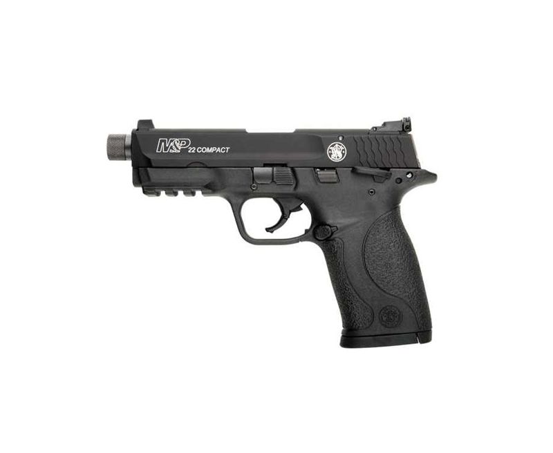 Smith and Wesson M&amp;P 22 Threaded .22LR 3.6-inch 10rd Thumb Safety