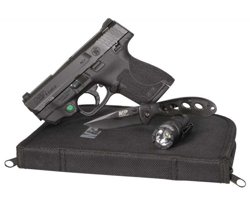 Smith and Wesson M&amp;P 9 Shield 2.0 with EDC Kit Black 9mm 3.1-inch 8Rds