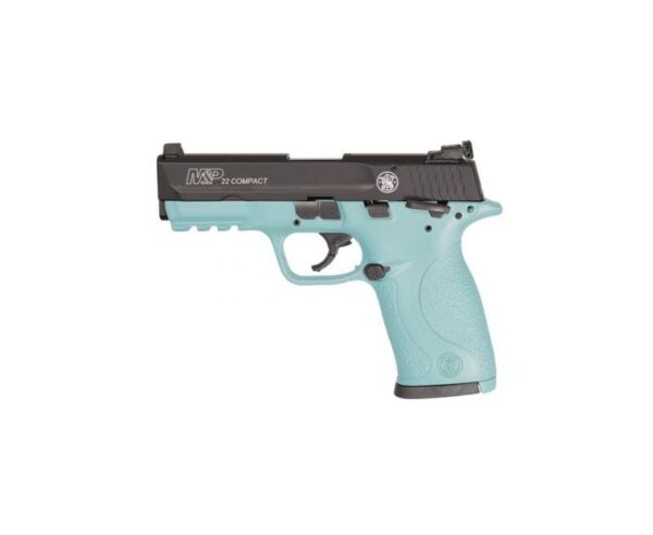 Smith and Wesson M&P22C Robin’s Egg Blue 22LR 3.6″ 10RD