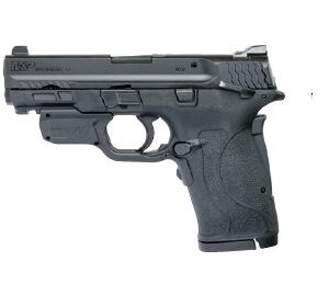 Smith and Wesson M&P380 Shield EZ .380 ACP 3.66-inch 8Rds 3-Dot White Contrast Sights with Crimson Trace Laserguard