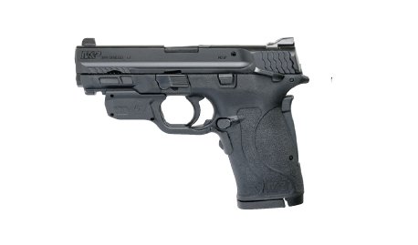 Smith and Wesson M&P380 Shield EZ .380 ACP 3.66-inch 8Rds 3-Dot White Contrast Sights with Crimson Trace Laserguard