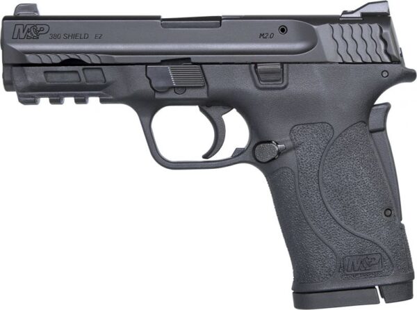 Smith & Wesson M&P380 Shield EZ .380 ACP No Safety 3.7″ Barrel 8 RDs with White-Dot Rear Sight