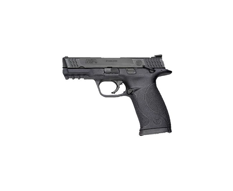 Smith and Wesson M&amp;P 4 inch .45ACP Black 10rd FM Safe