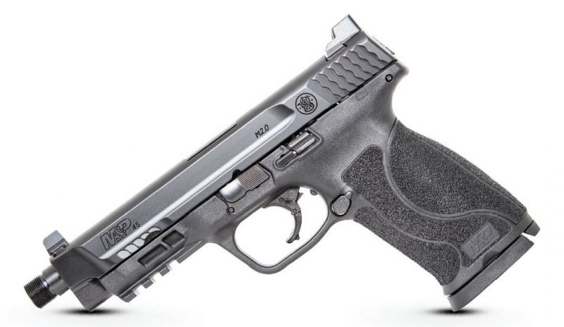 Smith and Wesson M&amp;P45 M2.0 .45 ACP 5.1-inch 10Rds Threaded Barrel Tall Sight No Thumb Safety