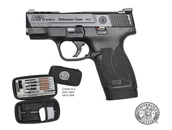 Smith and Wesson M&amp;P45 Shield 2.0 Tritium Sights .45 ACP 3.3-inch 7Rds No Thumb Safety
